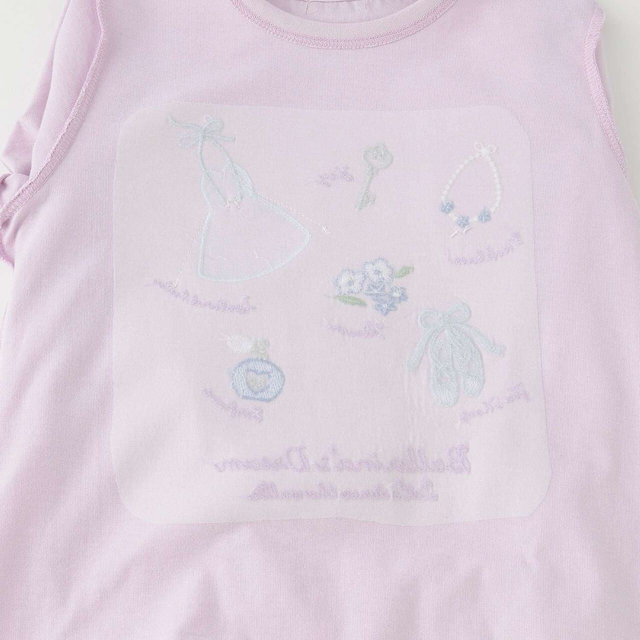 Ballet Motif Long-Sleeve T-Shirt,Off white, large image number 4