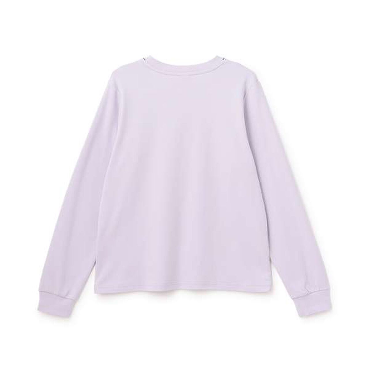 Chocolate Sweets Embroidery Long-Sleeve Shirt,Lavender, large image number 1