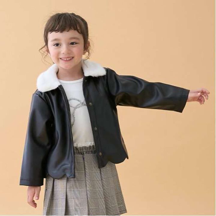 [Link] Faux Leather Jacket,Brown, medium image number 15