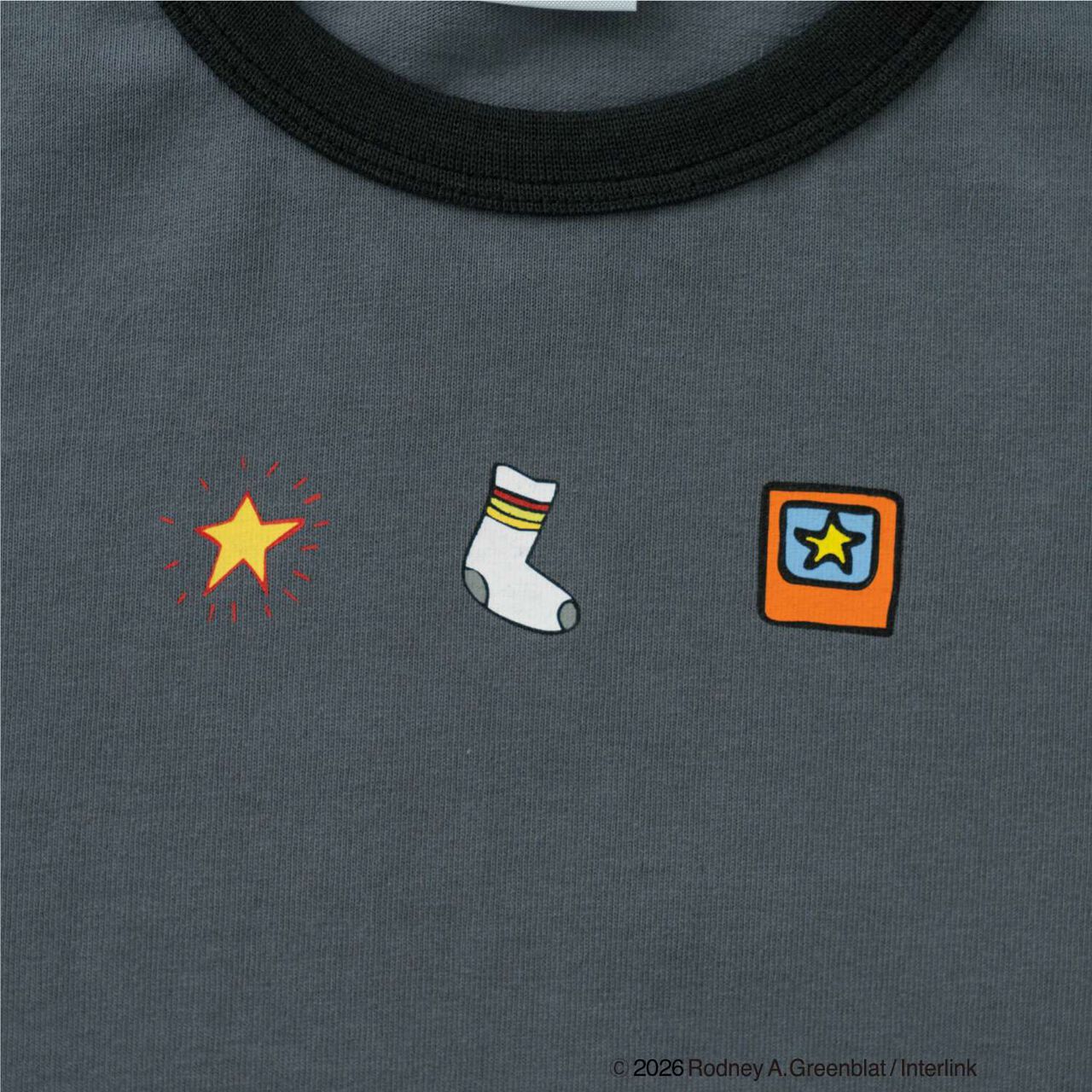 [親子連結款] [PaRappa the Rapper] 撞色羅紋短袖T恤,粉紅色, large image number 25