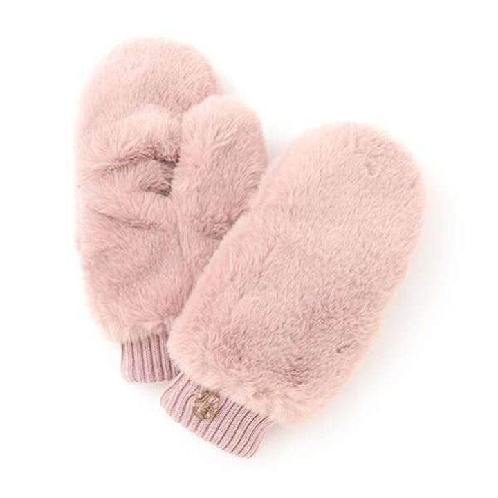 Faux Fur Gloves,Ivory, medium image number 7