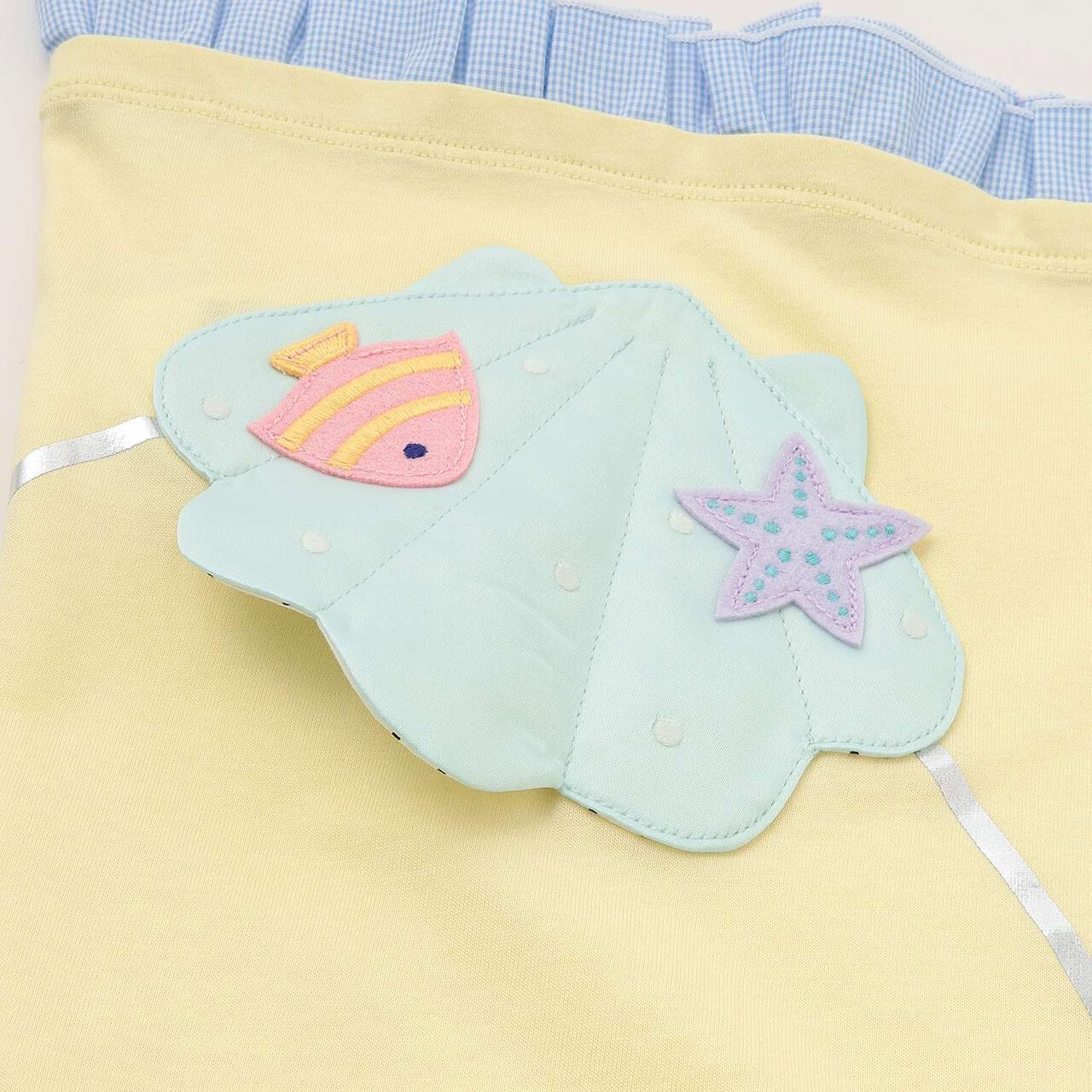 Shell Pochette T-Shirt,Cream, large image number 7