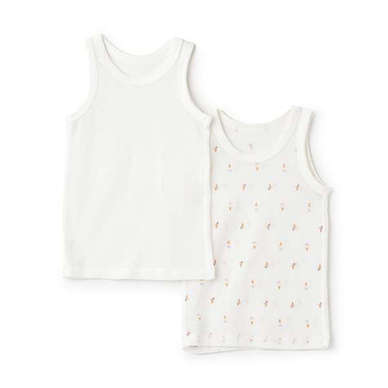 [Weak Acidity] Mesh Tank Undergarments 2P,Ivory, large image number 0