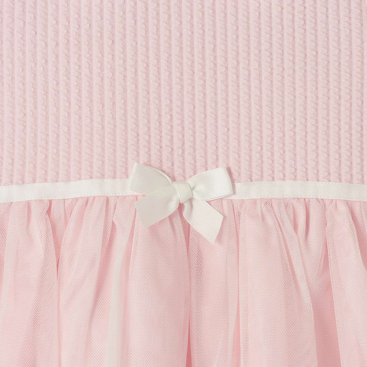 Dress Embroidery Docking Dress with Bloomers Set,Off white, large image number 5