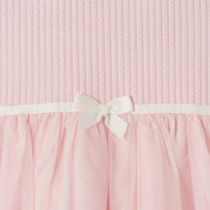 Dress Embroidery Docking Dress with Bloomers Set,Off white, medium image number 5