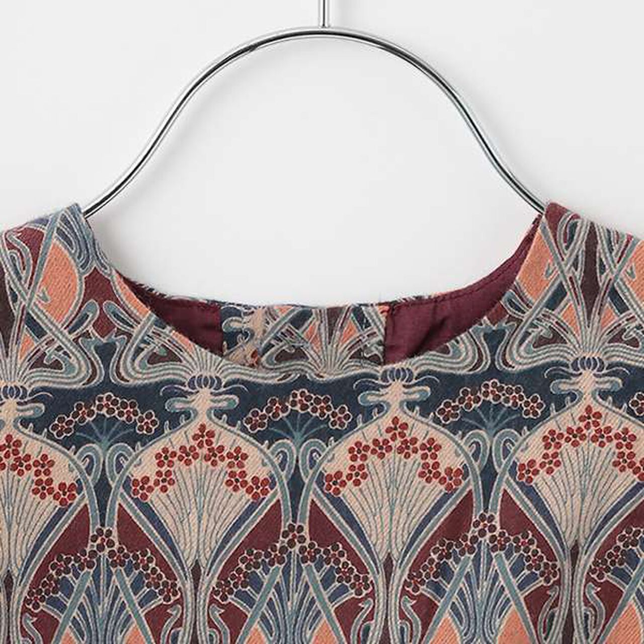 [Made in Japan] Liberty Fabric Yoke Tunic,Mocha tea, large image number 2