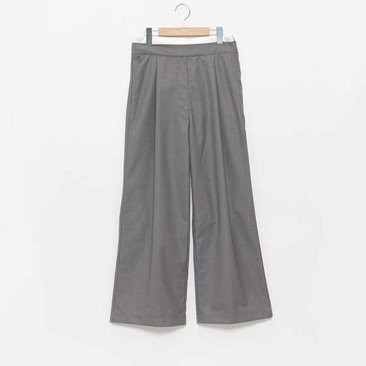 [LADIES] Double Waist Pants,Beige, large image number 3