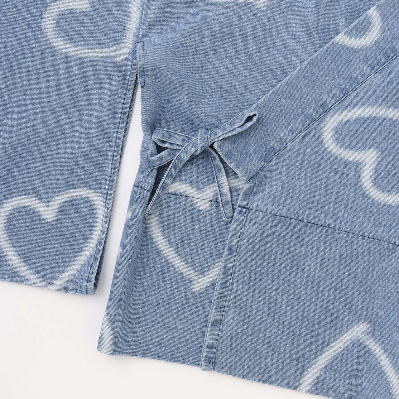Denim Mini 2WAY Yukata,Navy, large image number 20
