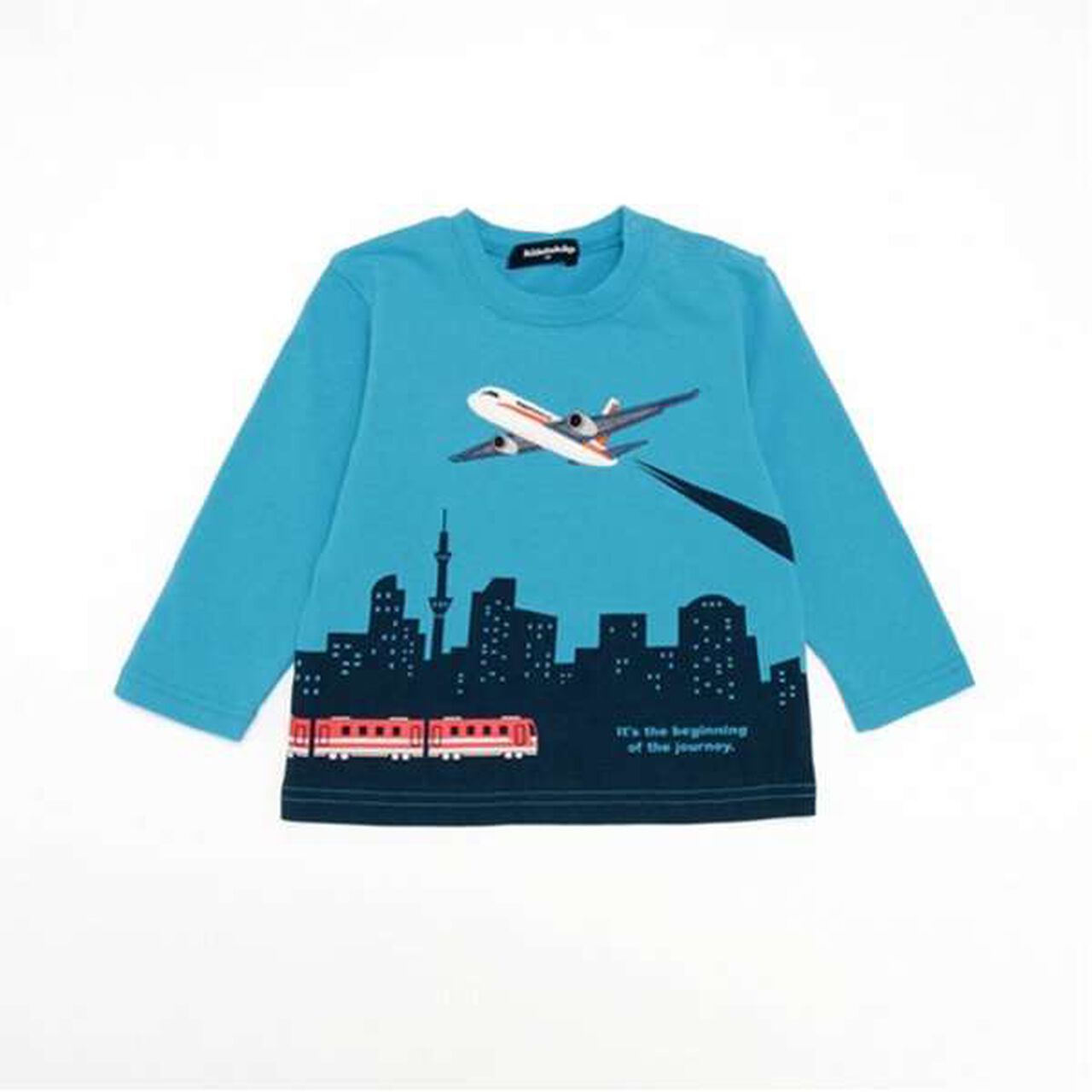 Sky Journey Long-Sleeve T-Shirt,Mustard, large image number 1