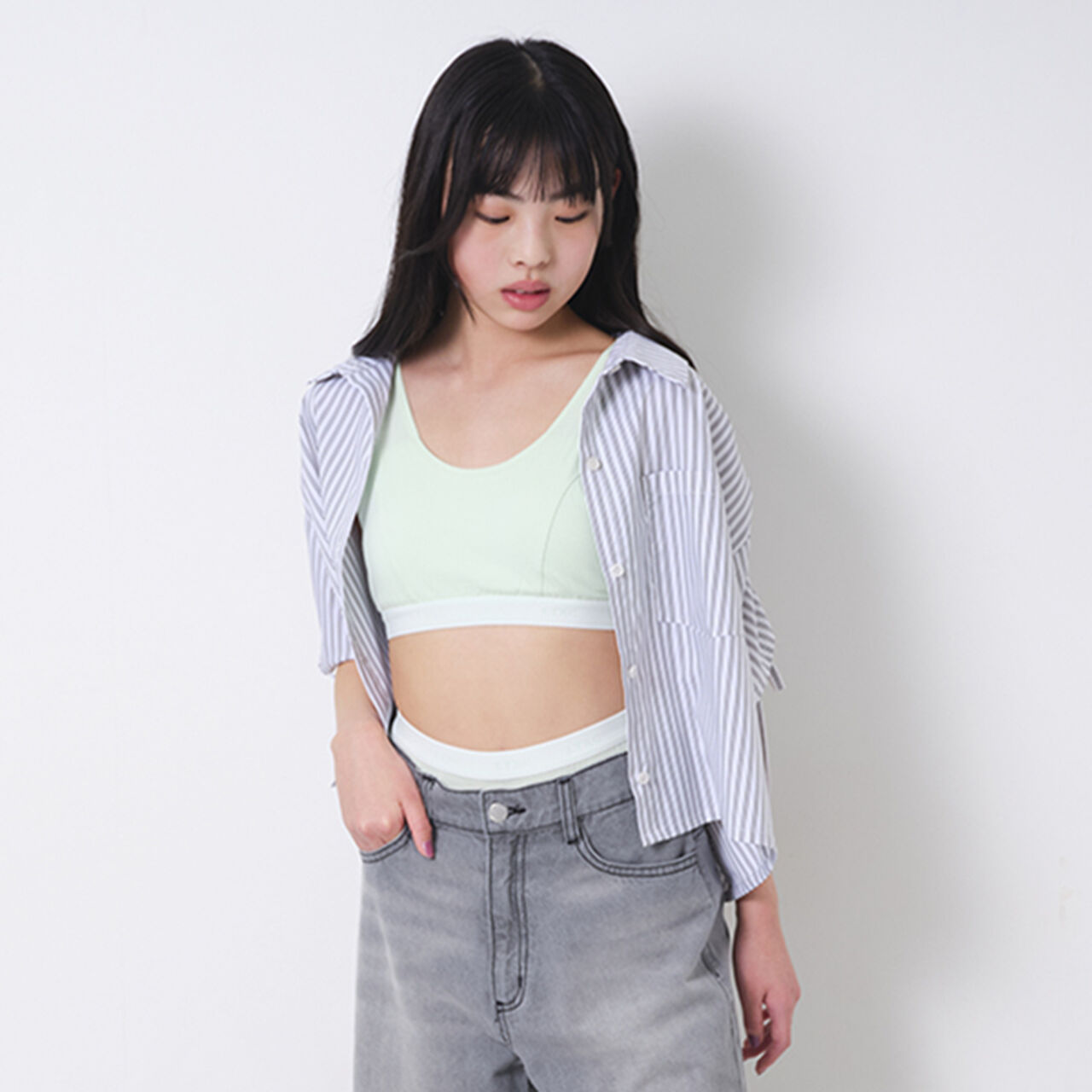 [LTXC] Logo Rubber Half Top,Navy, large image number 3