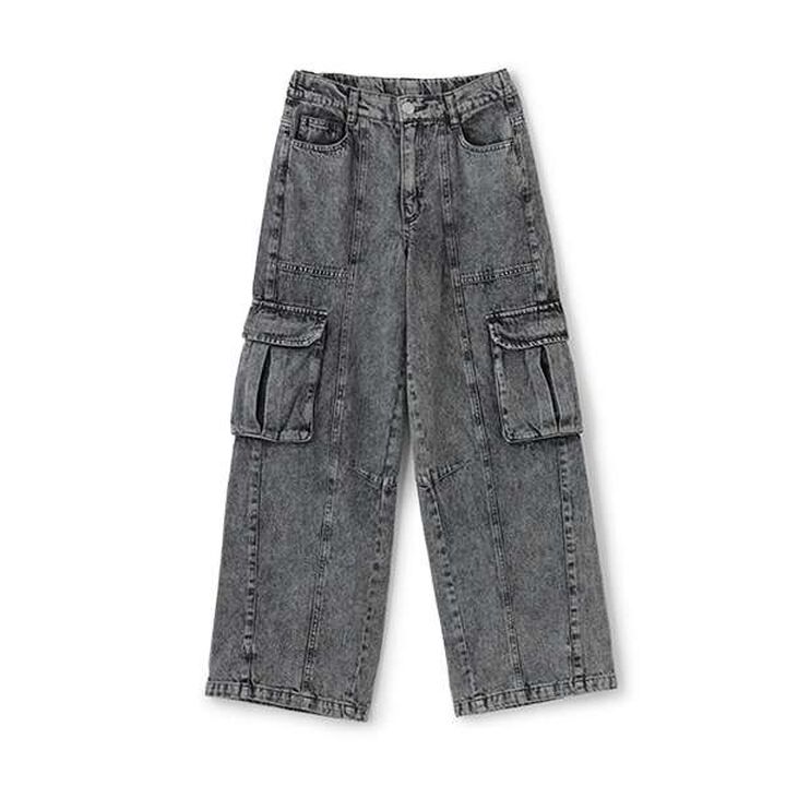 [LTXC] Wide Denim Cargo,Gray, medium image number 4