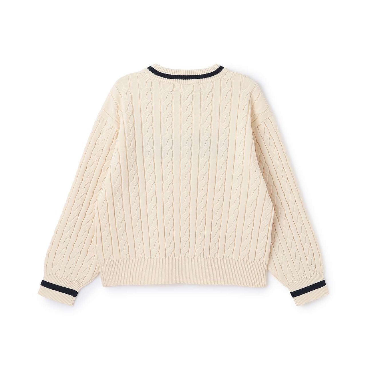 Sagara Logo Cable Knitwear[Available in 130cm],Sax blue, large image number 1