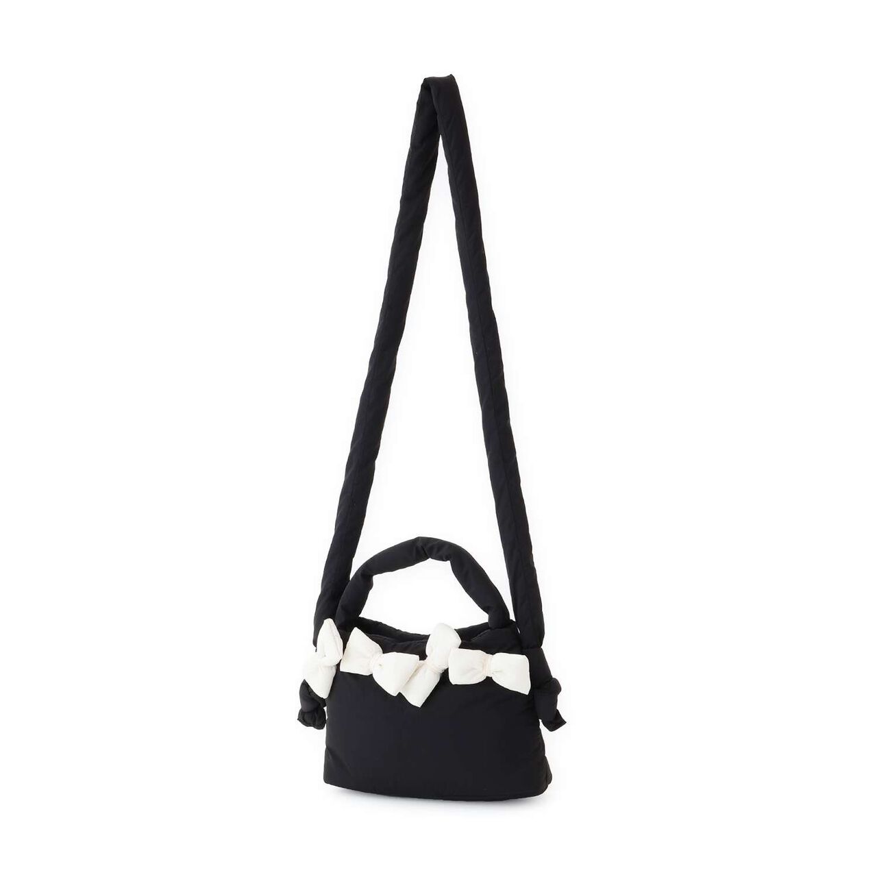 Many Ribbon Bag,Black, large image number 5