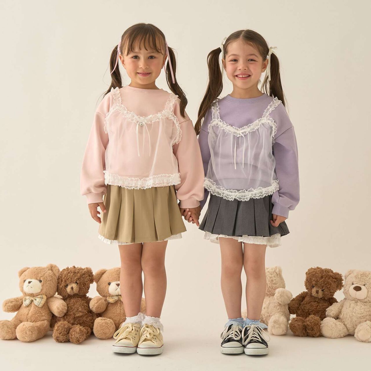 [Lycee Mine Ballet Series] Camisole Ducky Sweatshirt,Moderate pink, large image number 35