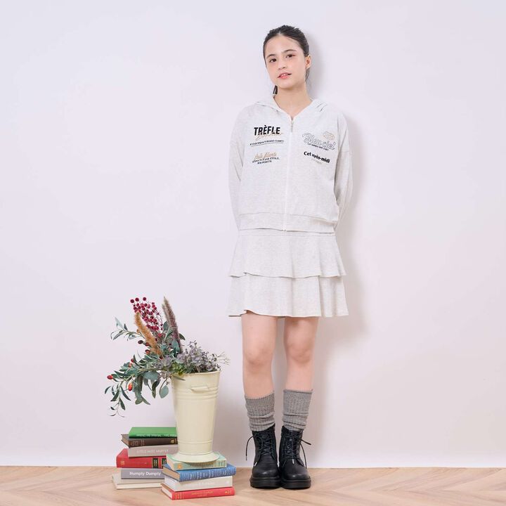 Smooth Logo Parka,Smoke white, medium image number 12