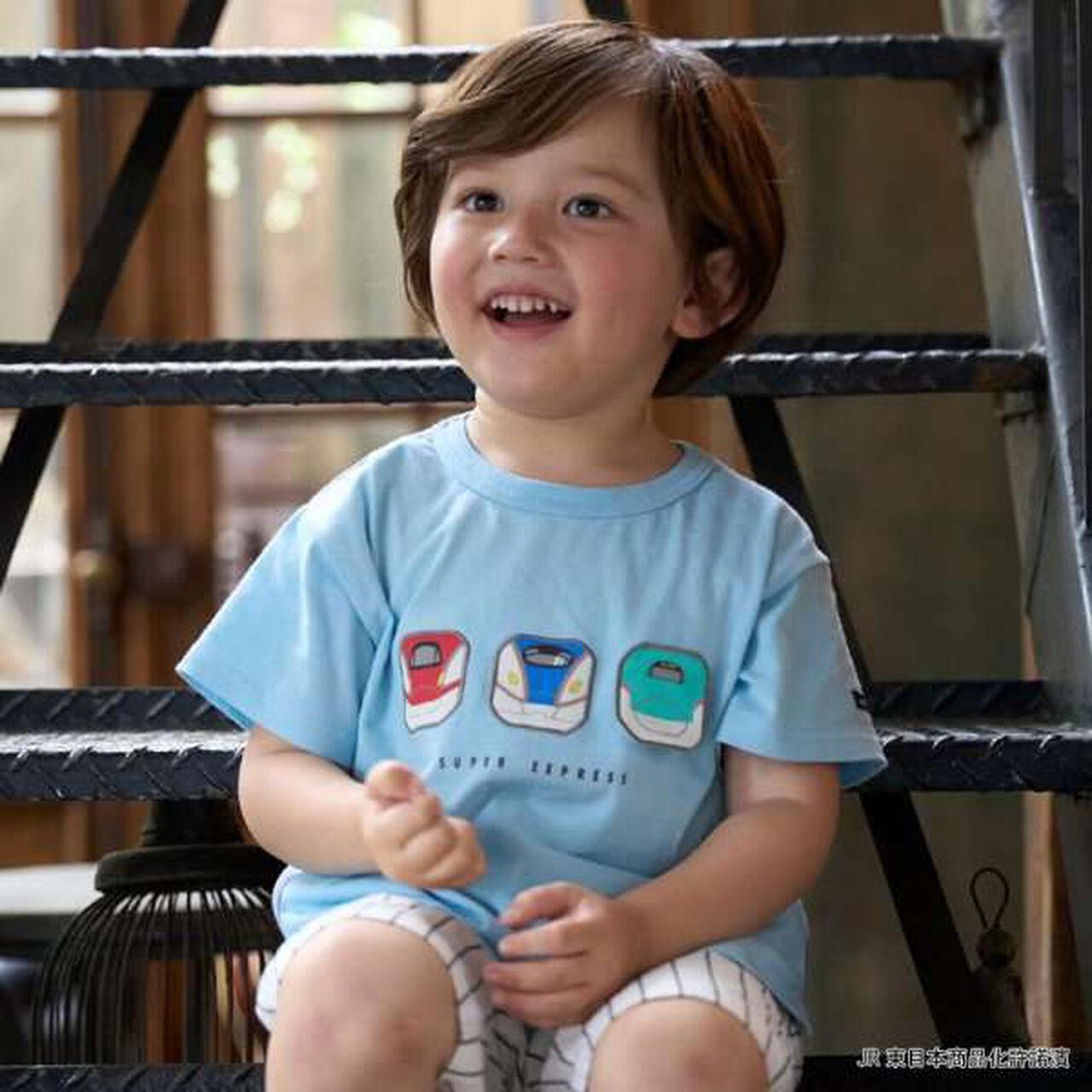 [Shinkansen] Assorted Patch Short Sleeve T-Shirt,Mocha tea, large image number 3