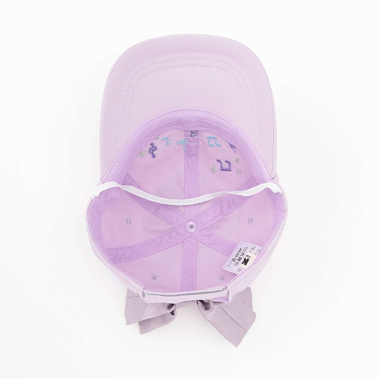 Mimi Satin Ribbon Cap,Lavender, large image number 5