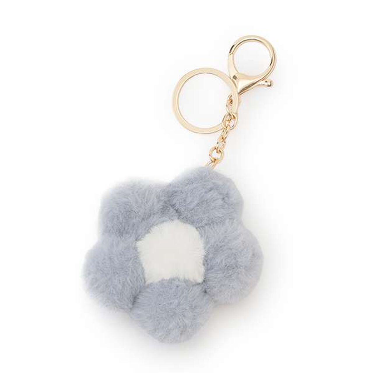 Flower Fur Charm,Gray, large image number 0