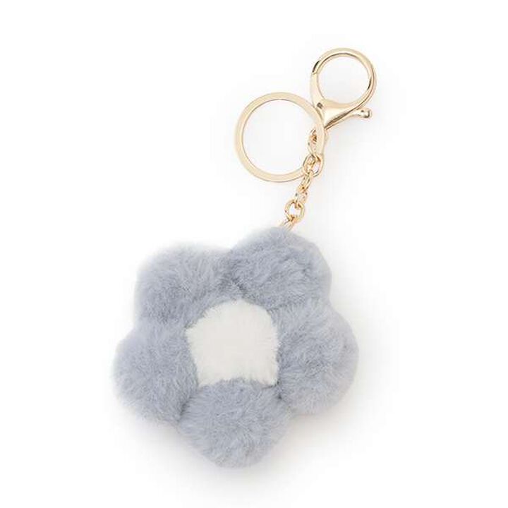 Flower Fur Charm,Gray, medium image number 0