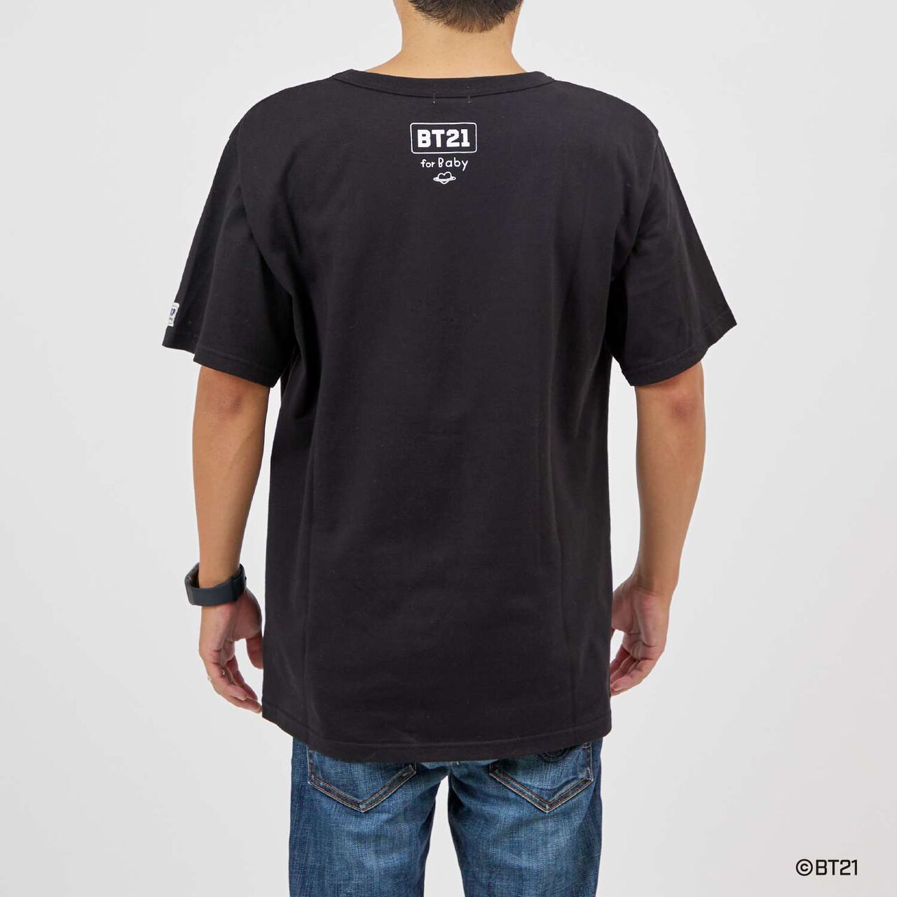 [BT21] Print & Embroidery Short Sleeve T-Shirt (Adult),White, large image number 21