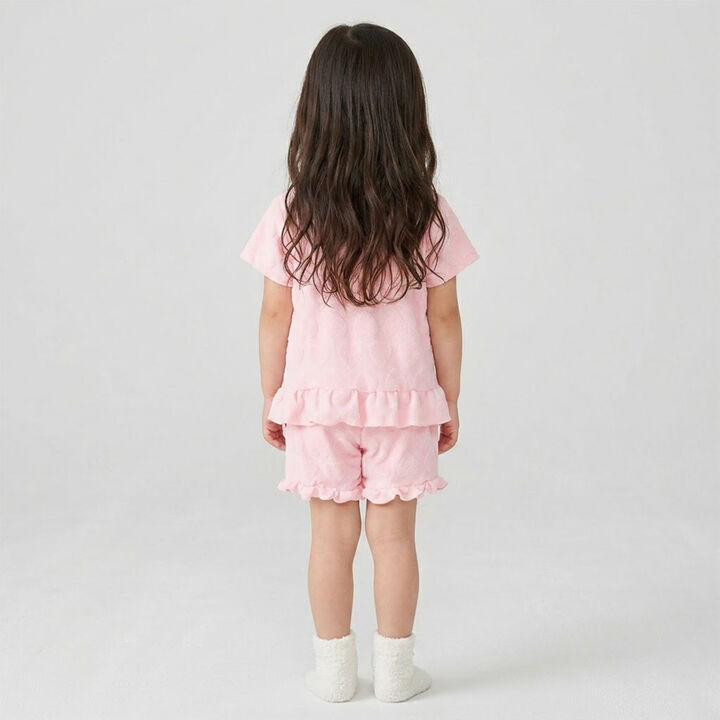 Jacquard Pile Loungewear Set,Pink, medium image number 5