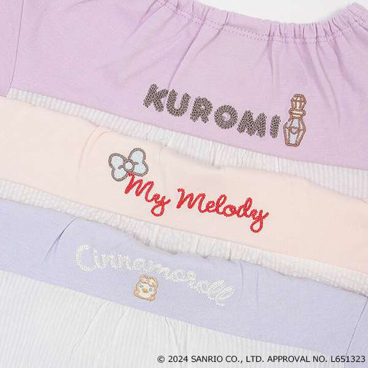 Sanrio Characters Motif T-Shirt (Kids),Light pink, medium image number 19