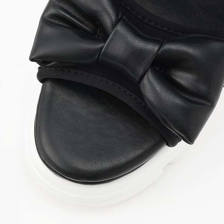 Double Ribbon Sport Sandals,White, medium image number 8