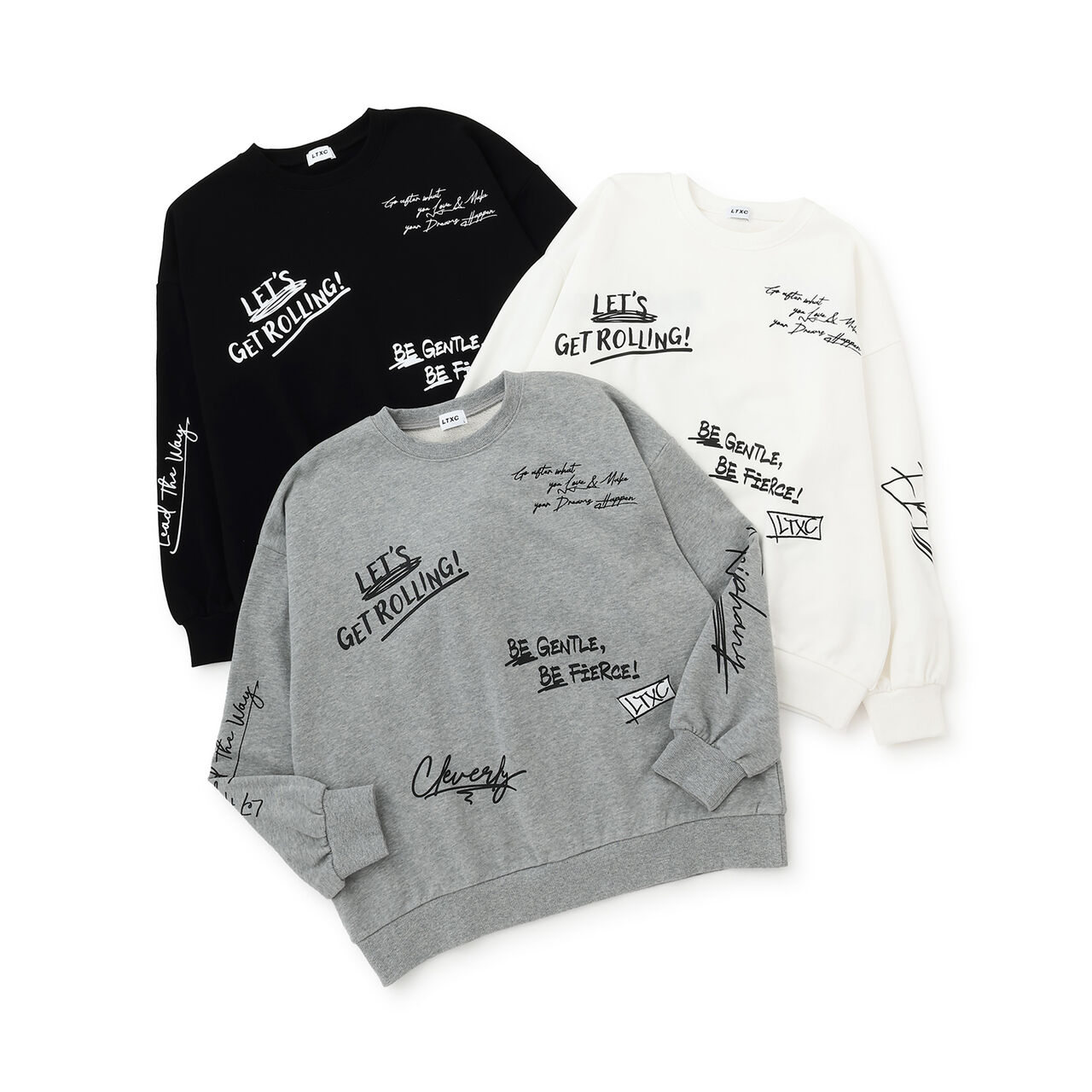 [LTXC/Cotton 100%] Graphic Pullover,Off white, large image number 7