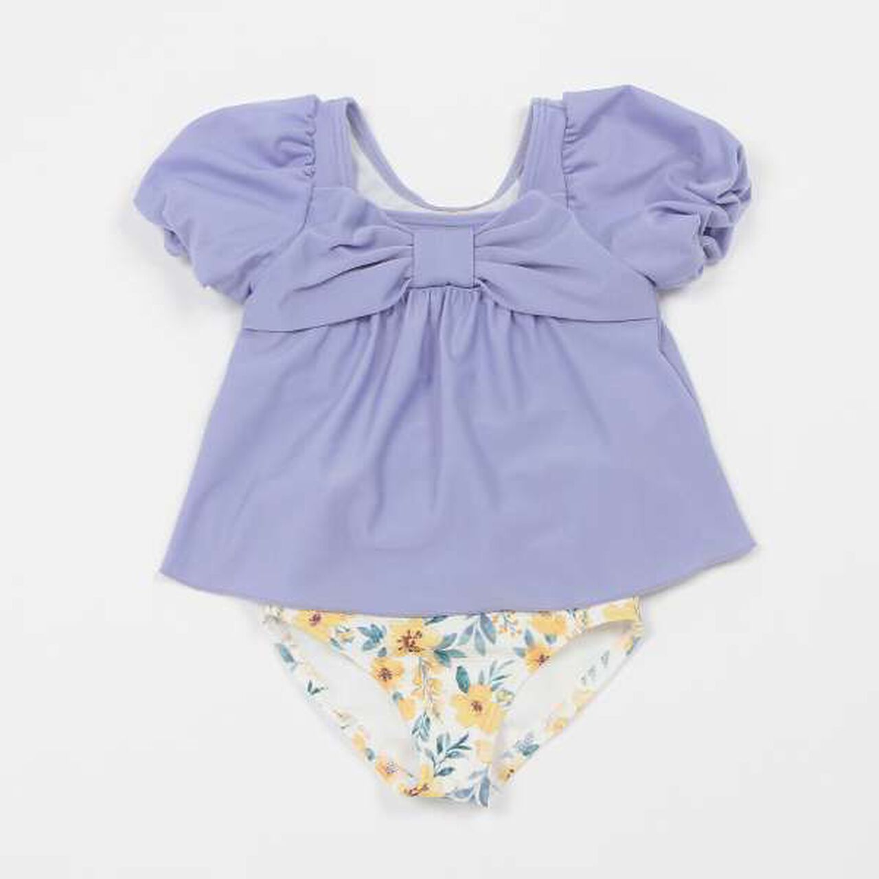 Puff Sleeve Tankini,Light pink, large image number 16