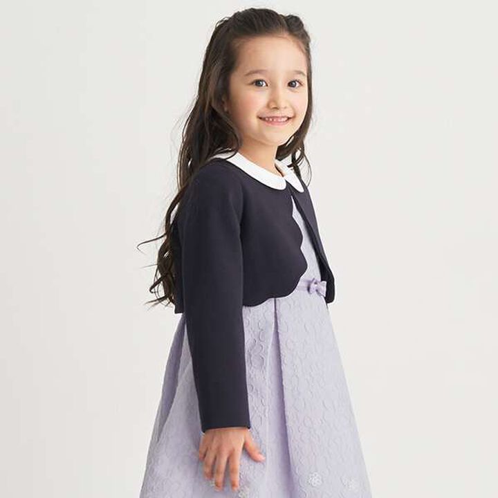 [Kids] Scallop Trim Jacket,Navy, medium image number 4