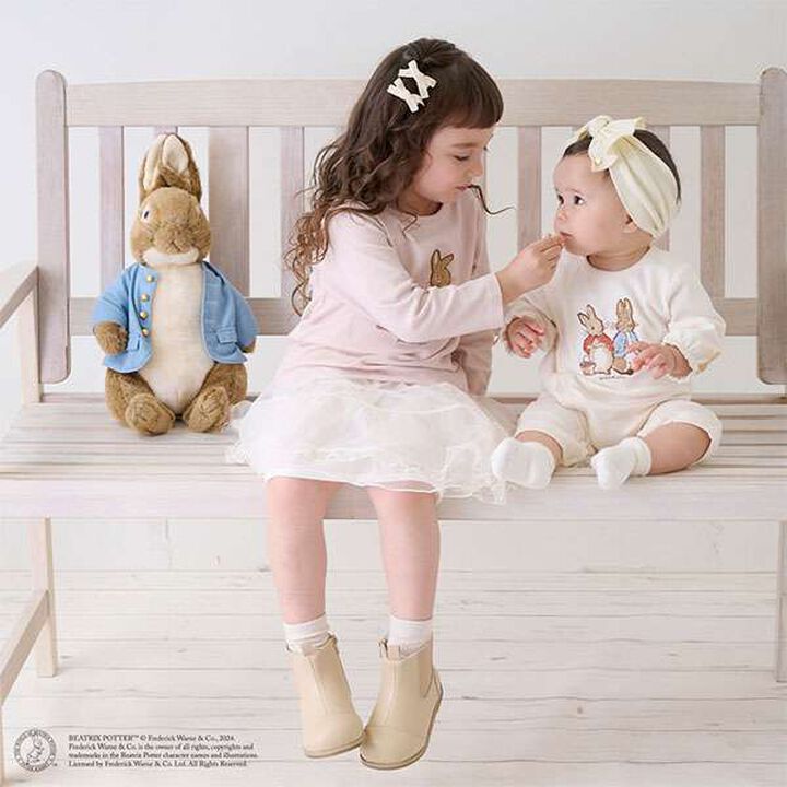 Sanrio Tulle Puff Long Sleeve T-Shirt,Light pink, medium image number 0