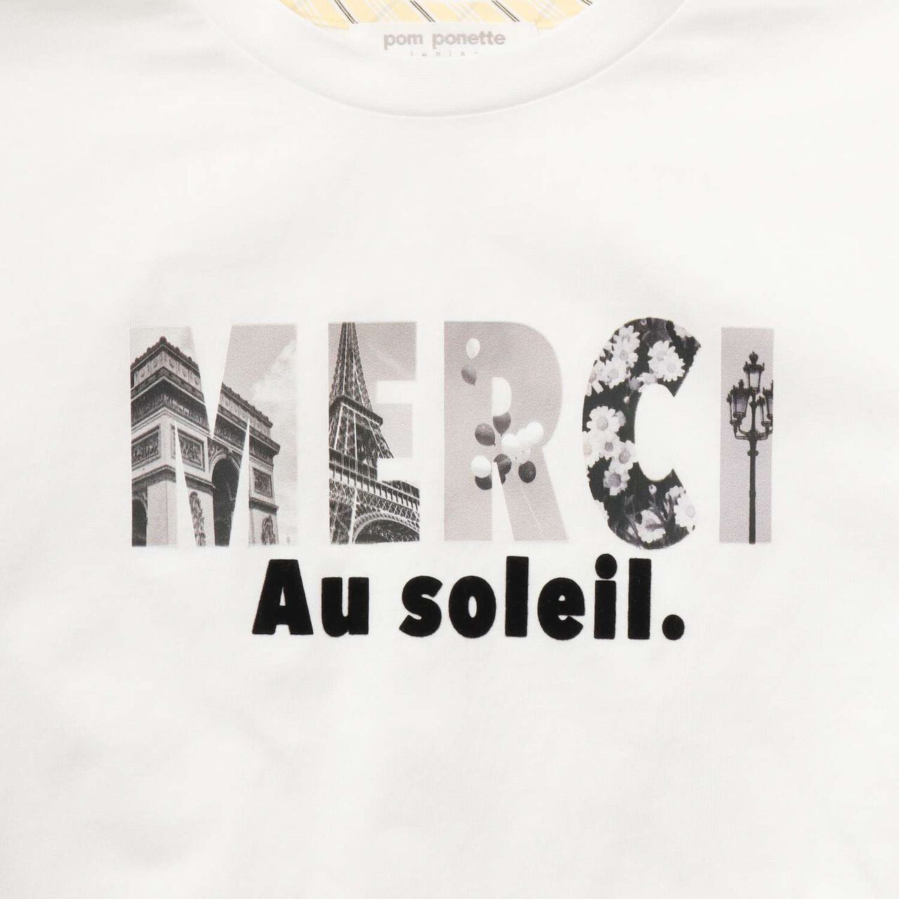 [130cm Available] Long-Sleeve Shirt & Photo Logo T-Shirt Set,Sax blue, large image number 9