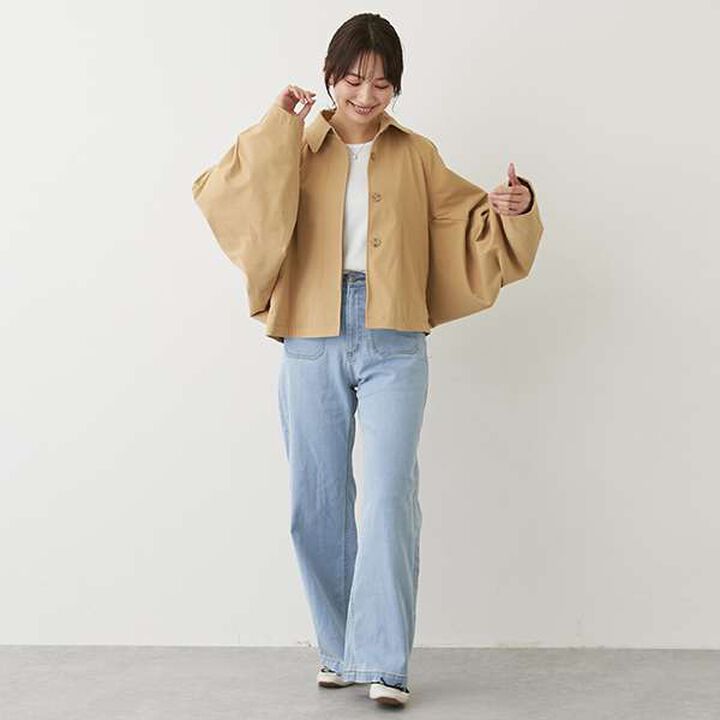 [Link] Short Trench Coat (Adult Size),Light beige, medium image number 2