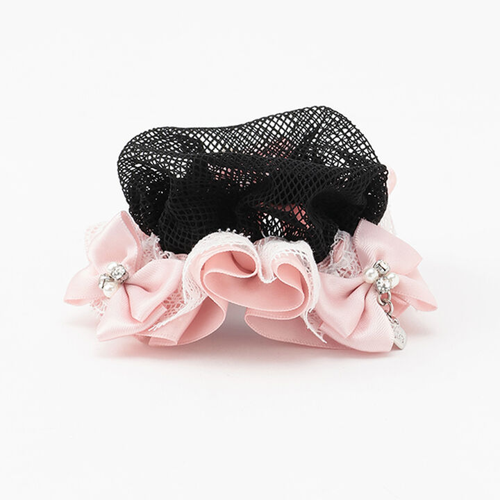 [Ballet] Frill Bun Net,Light pink, medium image number 2