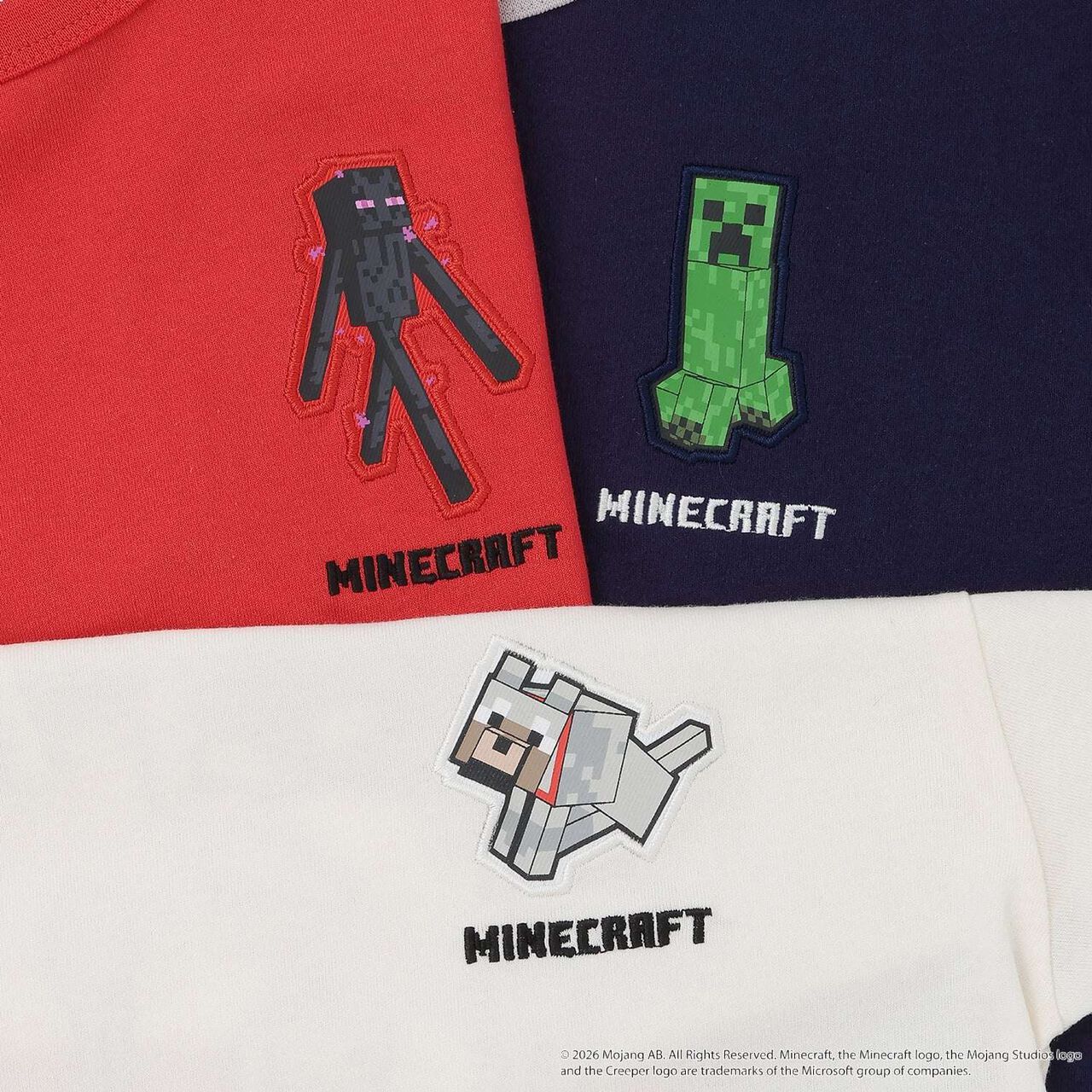 [MINECRAFT] 刺繡短袖T恤,海軍藍, large image number 11