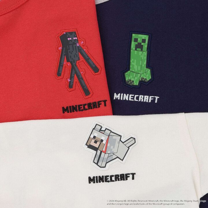 [MINECRAFT] 刺繡短袖T恤,海軍藍, medium image number 11