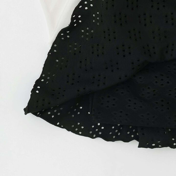 [SWIM] [UV Protection] Lace Top & Balloon Pants Separate Swimsuit,Off white, medium image number 8