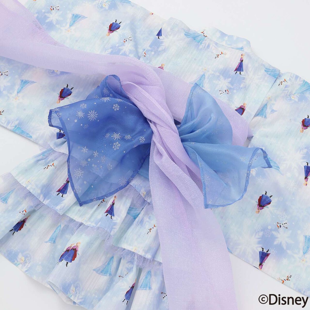 Frozen Yukata Dress [Cool Touch & Quick-Dry Absorbent],Sax blue, large image number 21