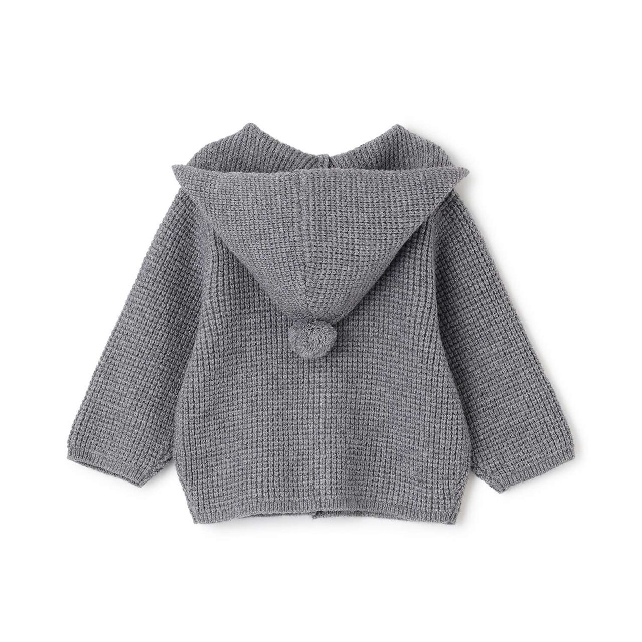 Pointed Hat Cardigan [Set Up Compatible],Gray, large image number 5