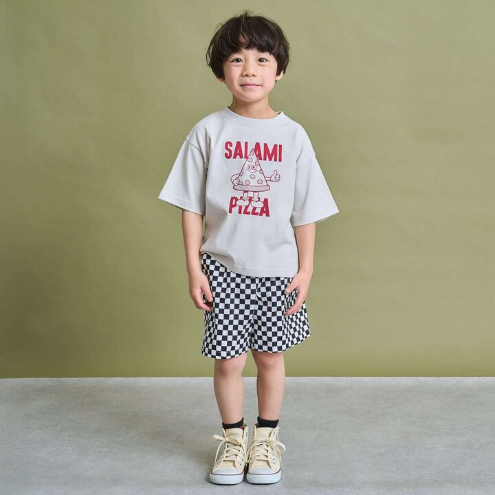 Anti-Stain Quick-Dry Junk Food Assortment Printed T-Shirt,Black, medium image number 14