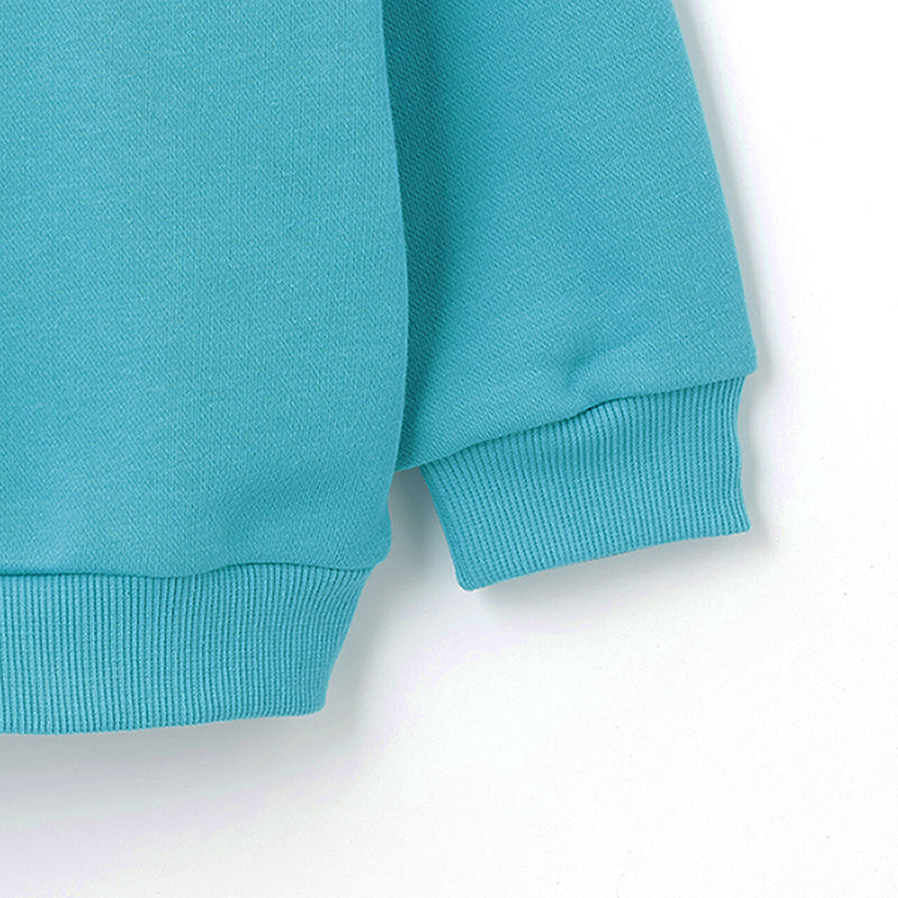 Fleece Pullover with Single-Point Embroidery,Black, large image number 16