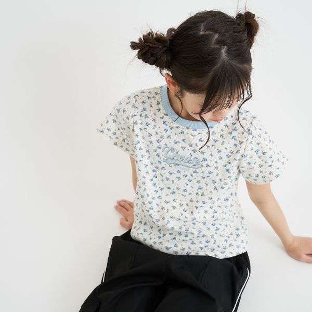 Daily Price Assorted Pattern Short-Sleeve Ribbed Top,Ivory, large image number 15