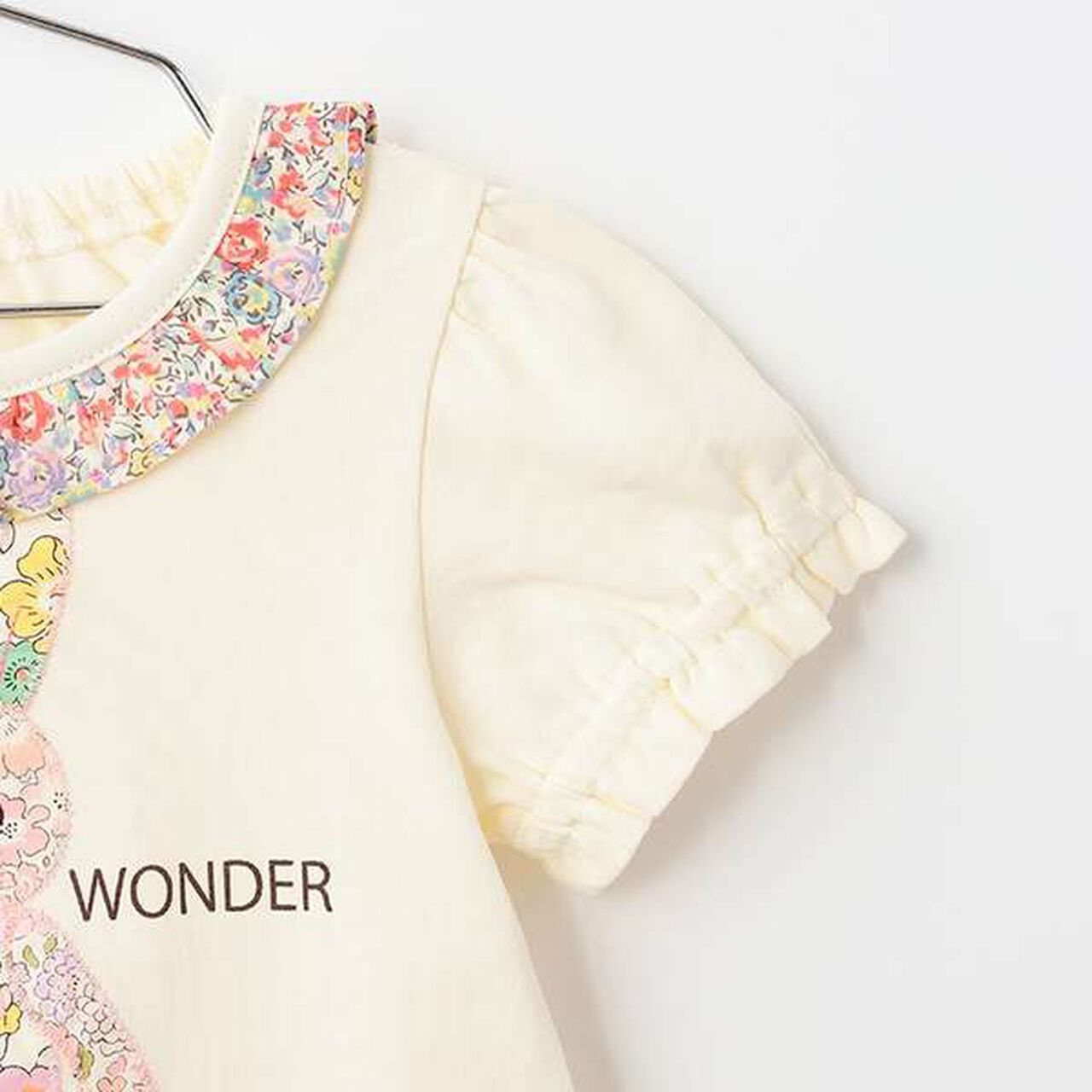 Liberty Appliqué Bunny Baby Suit,Pink, large image number 11