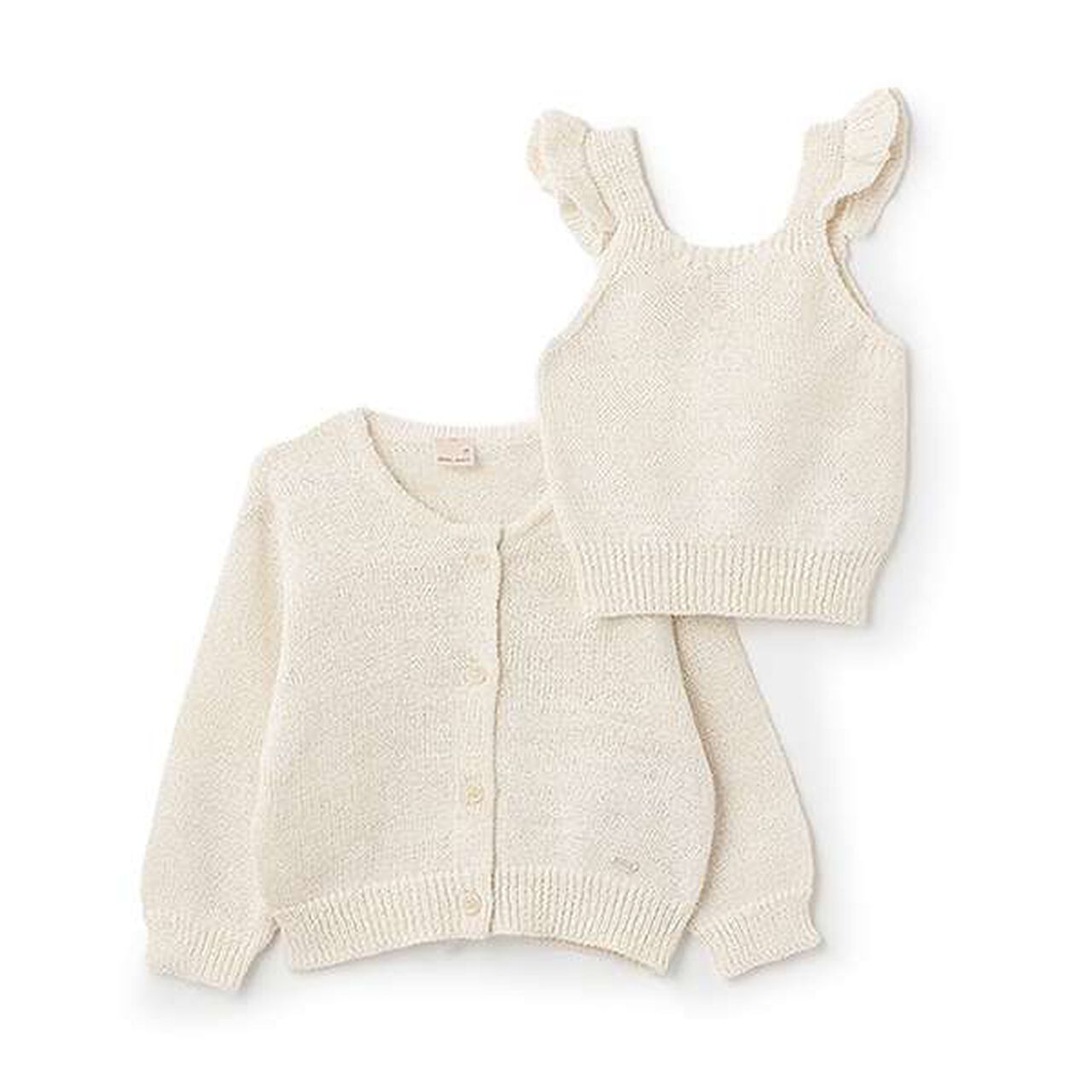 [Link] Knit Ensemble,Cream, large image number 3