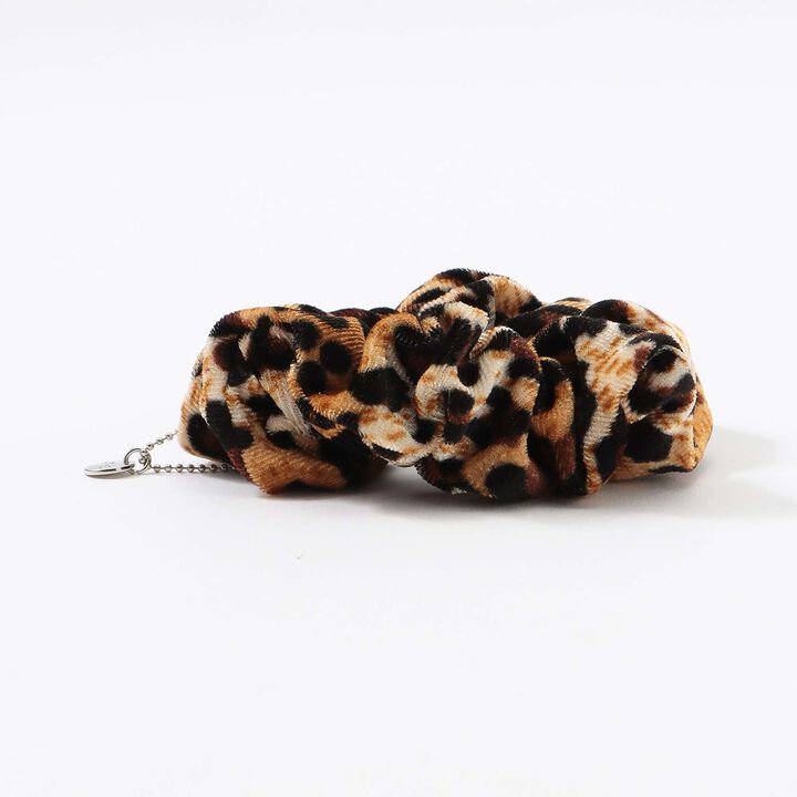 Faux Fur Scrunchie,Blue gray, medium image number 3