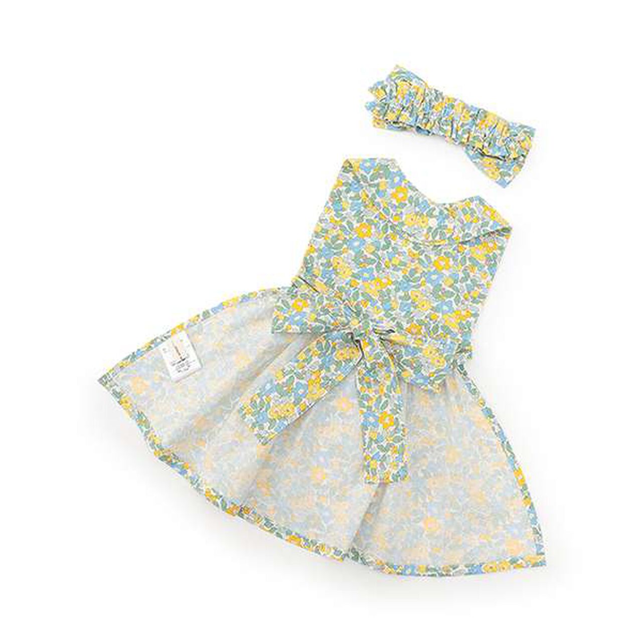 Floral Pattern Apron Gift Set [with Box],Cream, large image number 1