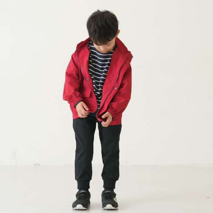 Stand Collar Windbreaker,Red, medium image number 26