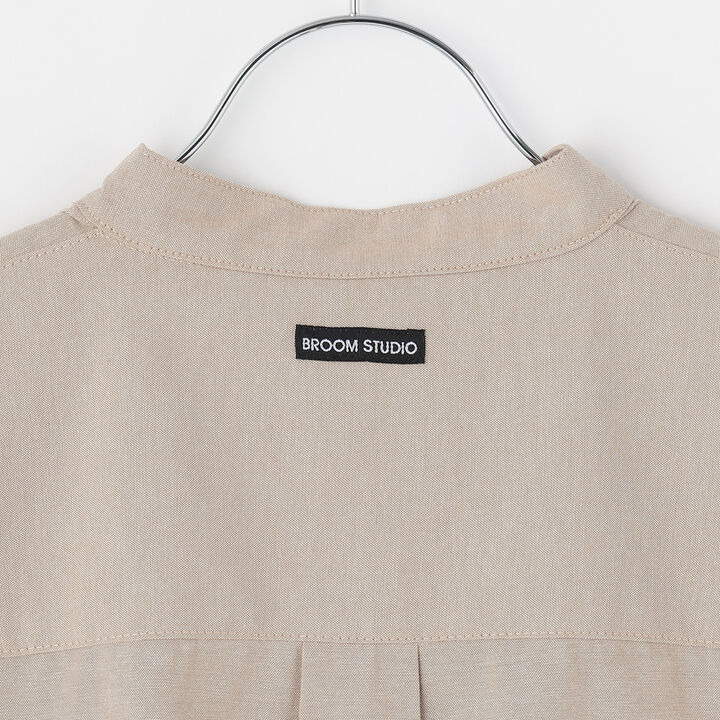 Band Collar Shirt [Kids] [Boys],Off white, medium image number 5