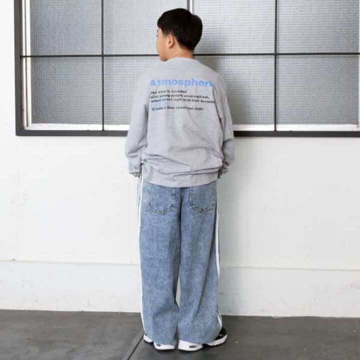 Affordable Back Logo Long-Sleeve T-Shirt,White, medium image number 14