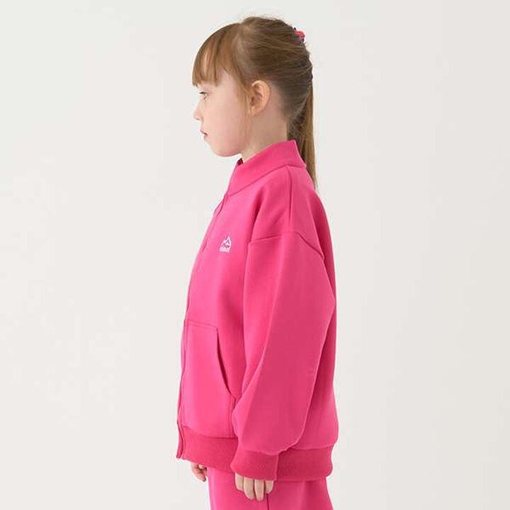 [Water-Repellent] Ponte Zip Stand Collar,Black, medium image number 14